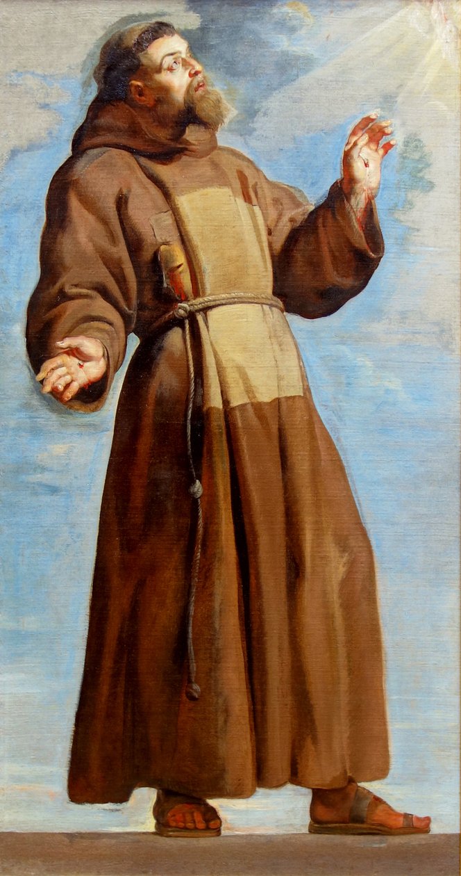 Szent Ferenc alkotó: Peter Paul Rubens