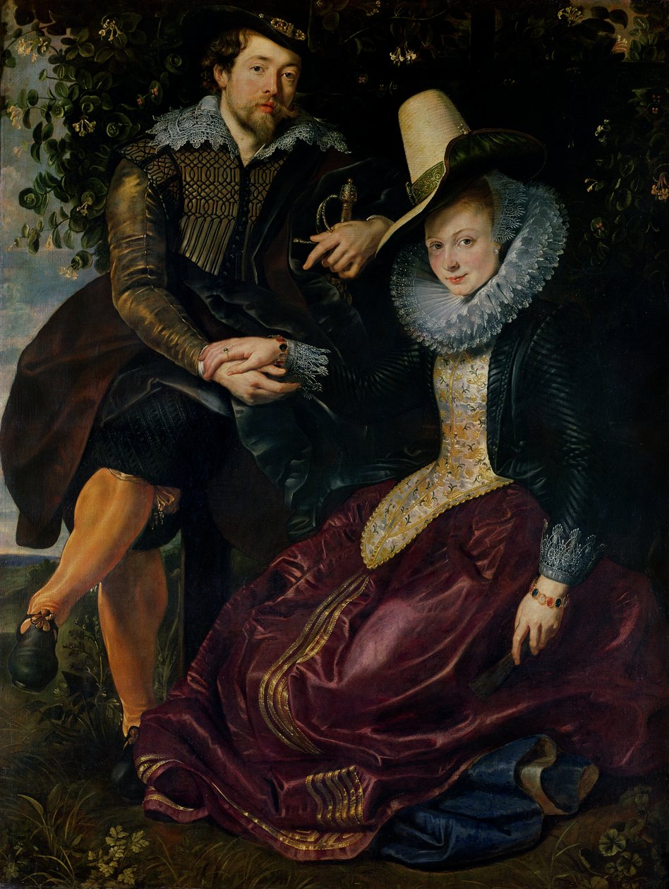 Önarckép Isabella Brandttal, első feleségével a loncslugasban, 1609 körül alkotó: Peter Paul Rubens