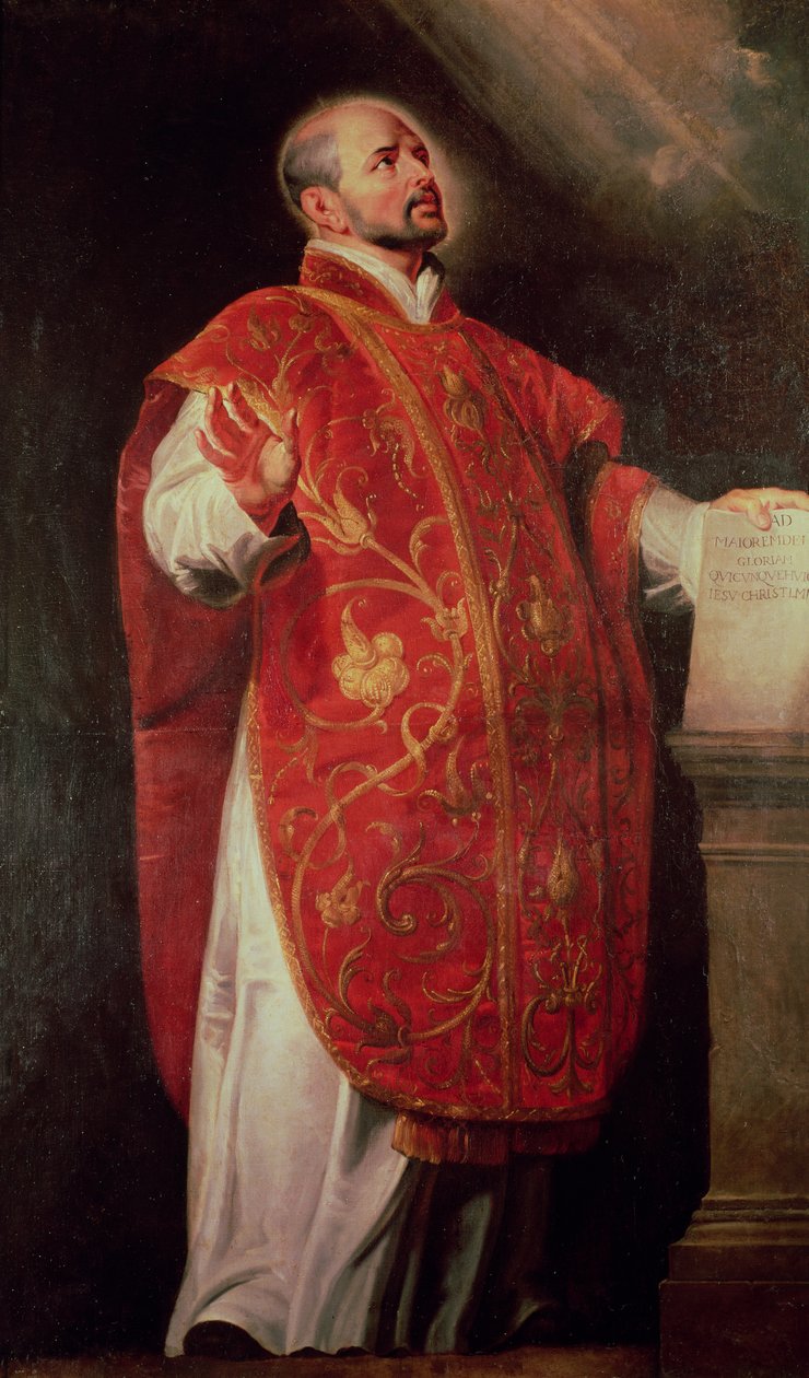 Loyolai Szent Ignác (1491-1556) A jezsuiták alapítója alkotó: Peter Paul Rubens
