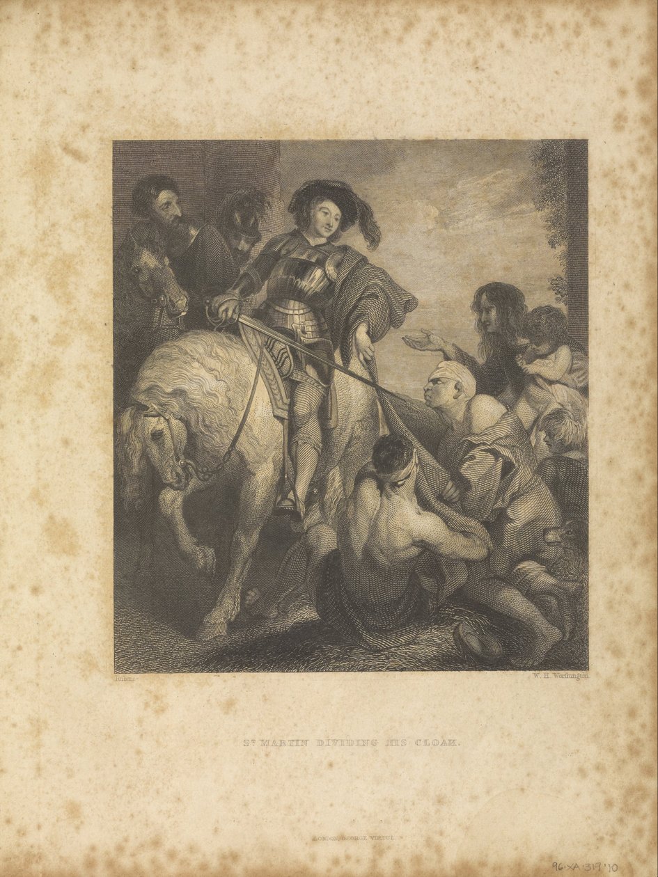 Szent Márton búvárköpenye alkotó: Peter Paul Rubens