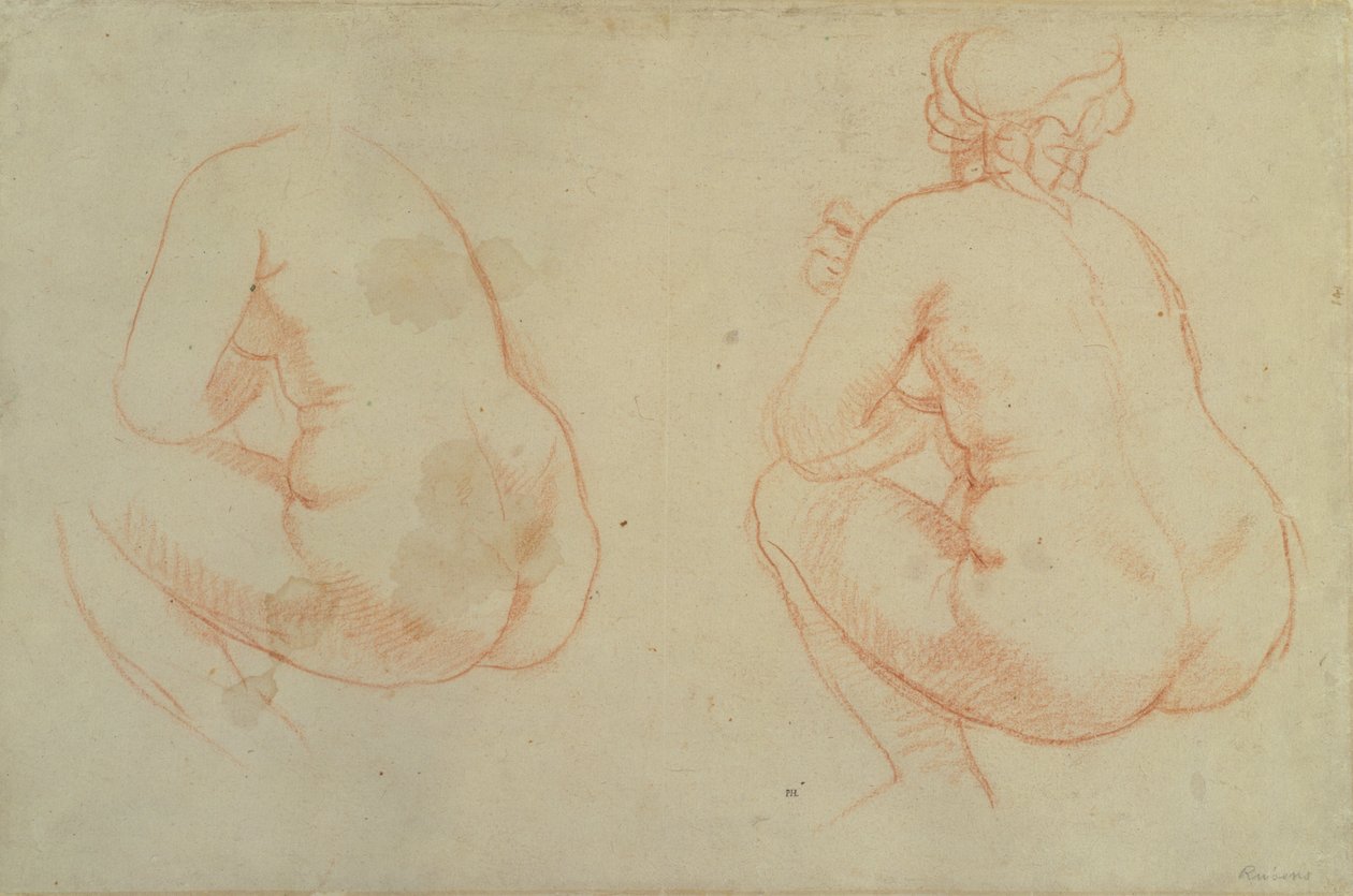 Tanulmányok női aktokról alkotó: Peter Paul Rubens