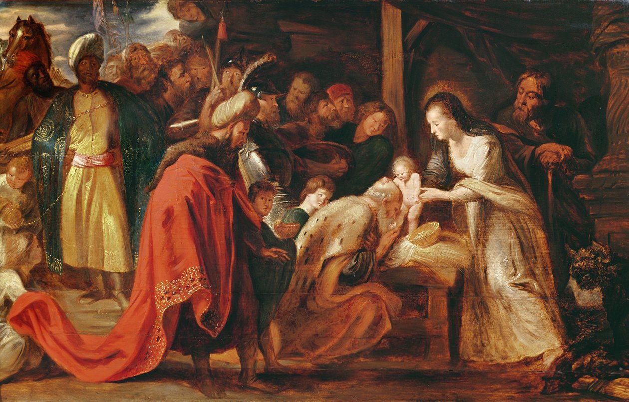 A mágusok imádása, 1617-18 alkotó: Peter Paul Rubens