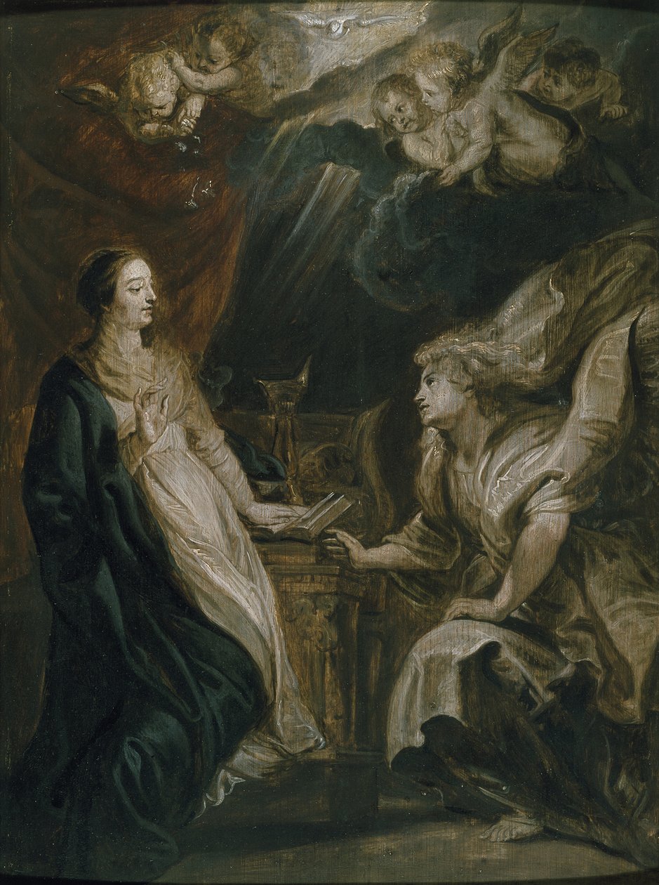 Angyali üdvözlet, 17. század alkotó: Peter Paul Rubens