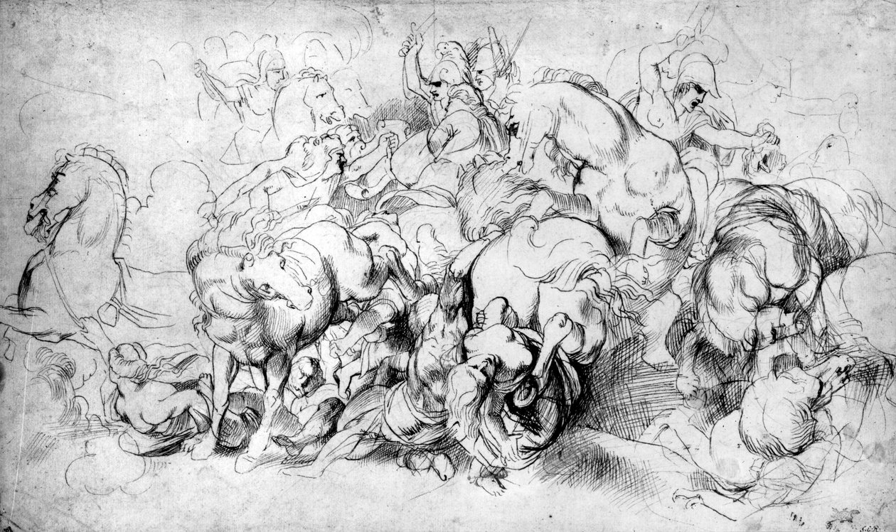 A görögök és az amazonok csata, 1602-2004 körül alkotó: Peter Paul Rubens