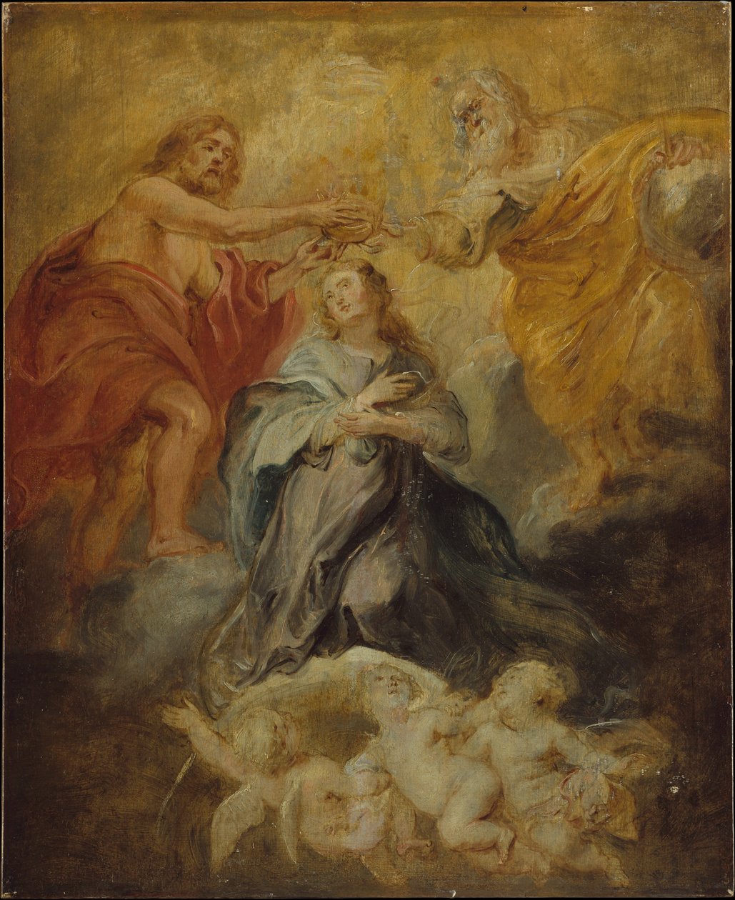 Szűz Mária megkoronázása, 1632-33 körül alkotó: Peter Paul Rubens