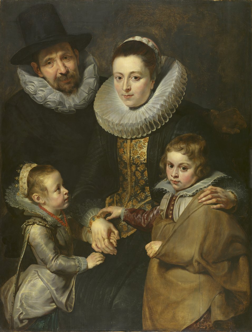 Idősebb Jan Brueghel családja, 1612-1613 körül (panel) alkotó: Peter Paul Rubens