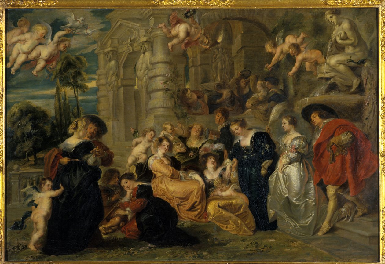 A szerelem kertje alkotó: Peter Paul Rubens
