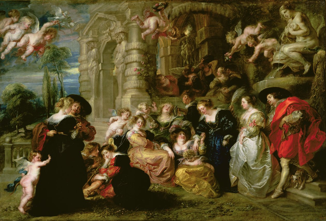 A szerelem kertje, 1630-32 körül alkotó: Peter Paul Rubens