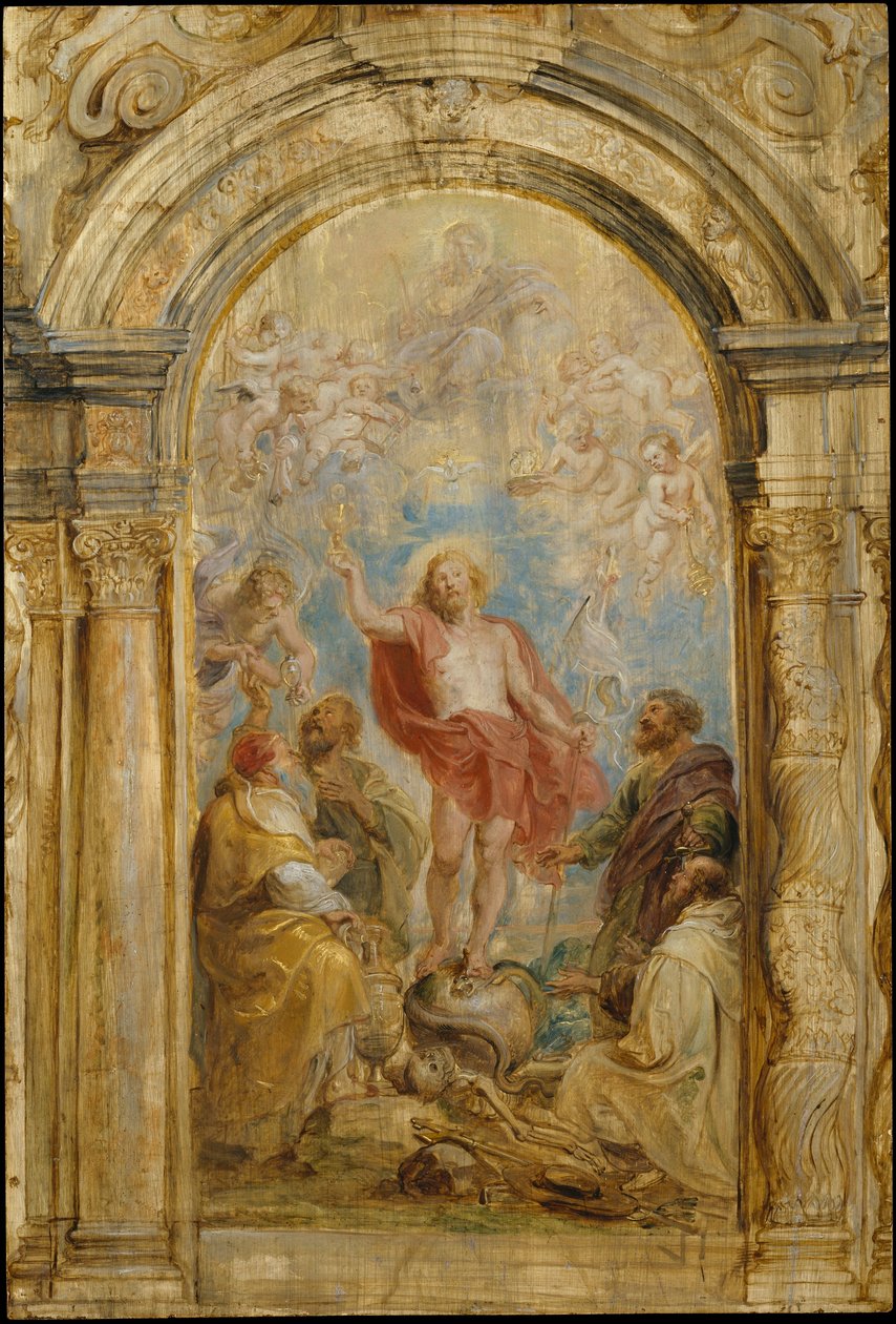 Az Eucharisztia dicsőítése, 1630-32 körül alkotó: Peter Paul Rubens