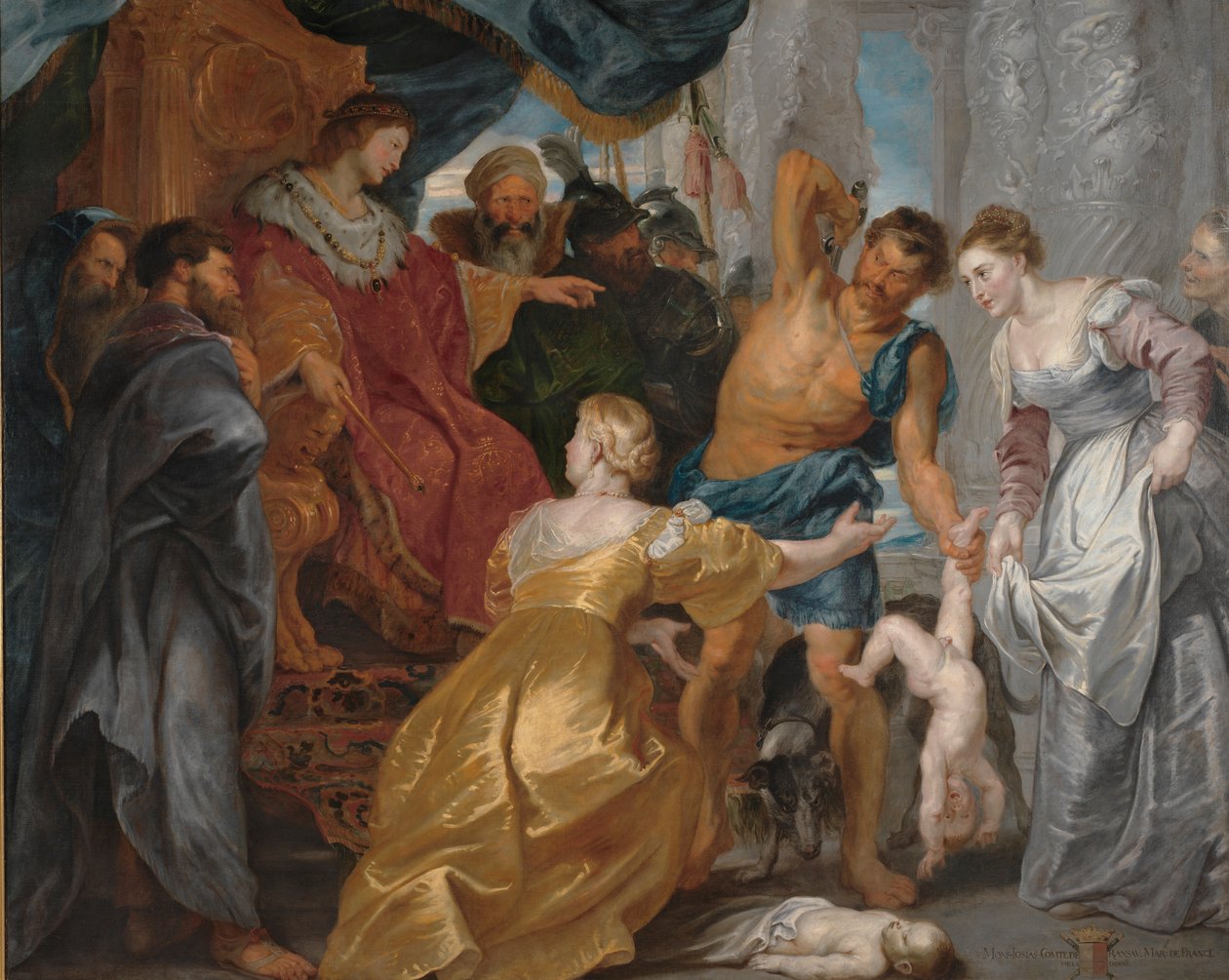 Salamon ítélete alkotó: Peter Paul Rubens