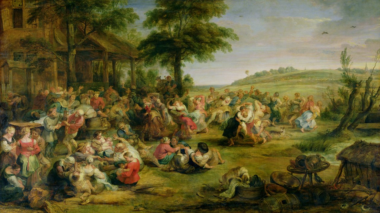 A Kermesse, 1635-38 körül alkotó: Peter Paul Rubens