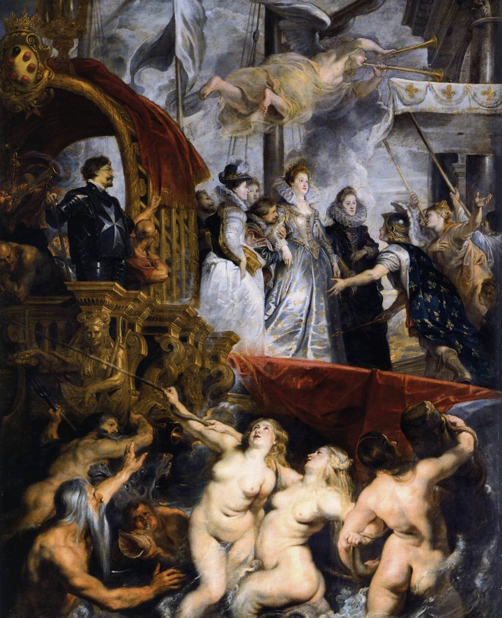 Marie de Médicis leszállása Marseille -ben alkotó: Peter Paul Rubens