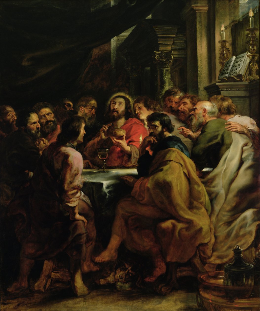 Az utolsó vacsora, 1630-32 alkotó: Peter Paul Rubens