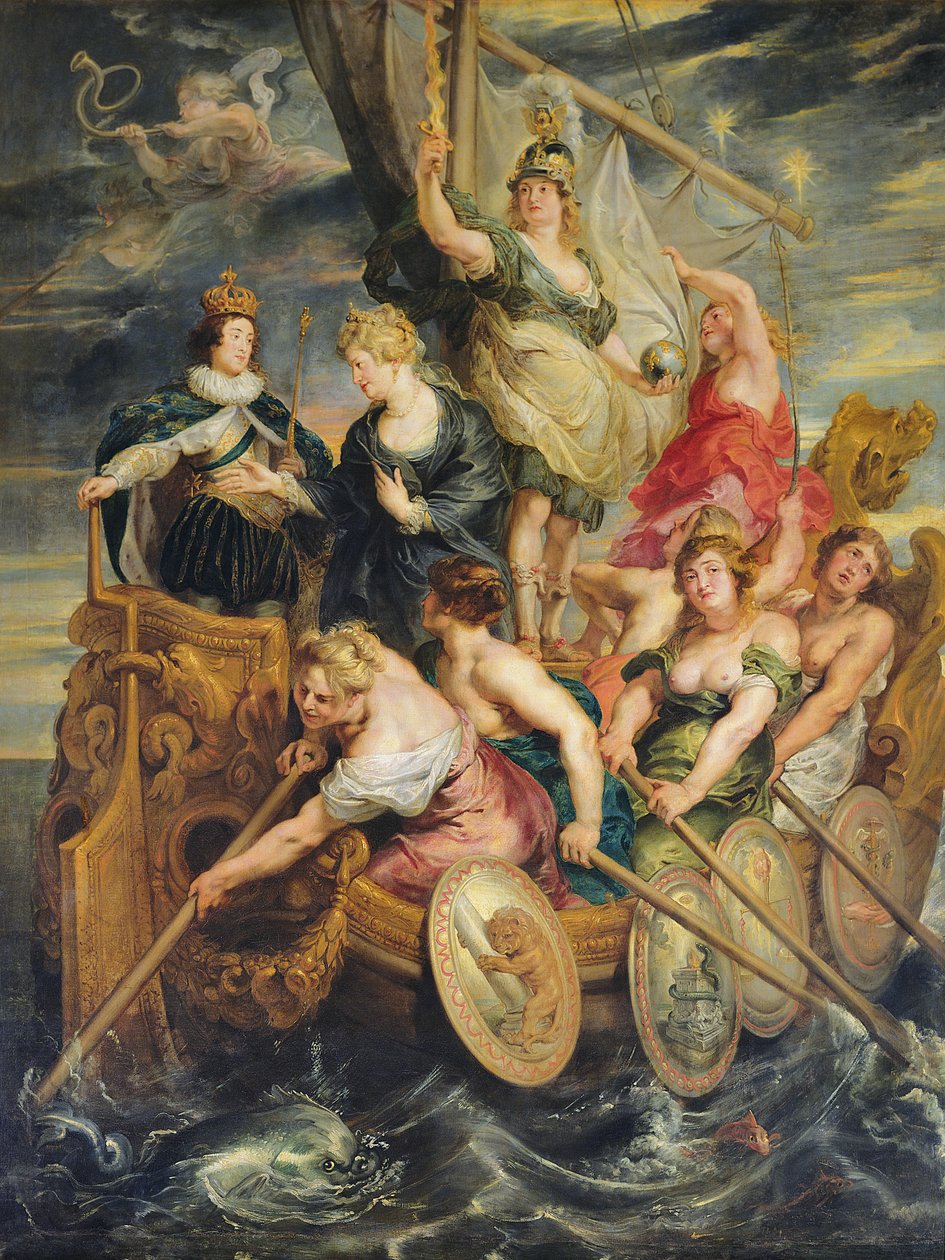 Lajos többsége (1601-43) 1614. október 20., 1621-25 alkotó: Peter Paul Rubens