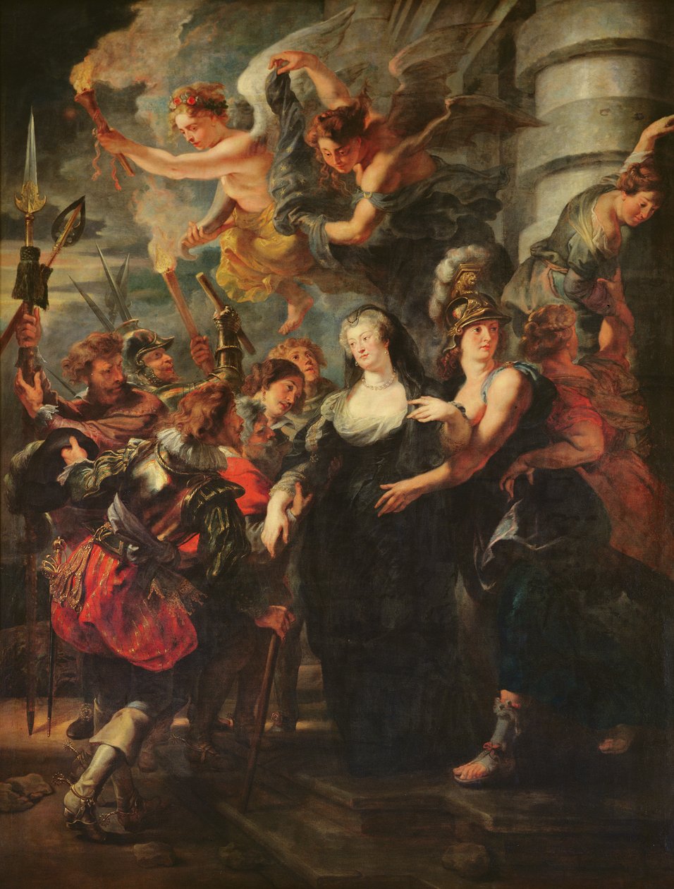 A Medici-ciklus: Marie de Medici (1573-1642) Szökés Bloisból, 1619. február 21-22., 1621-25 alkotó: Peter Paul Rubens