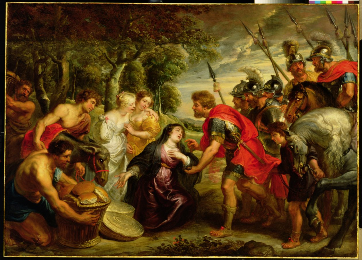 Dávid és Abigail találkozása, 1625-28 alkotó: Peter Paul Rubens