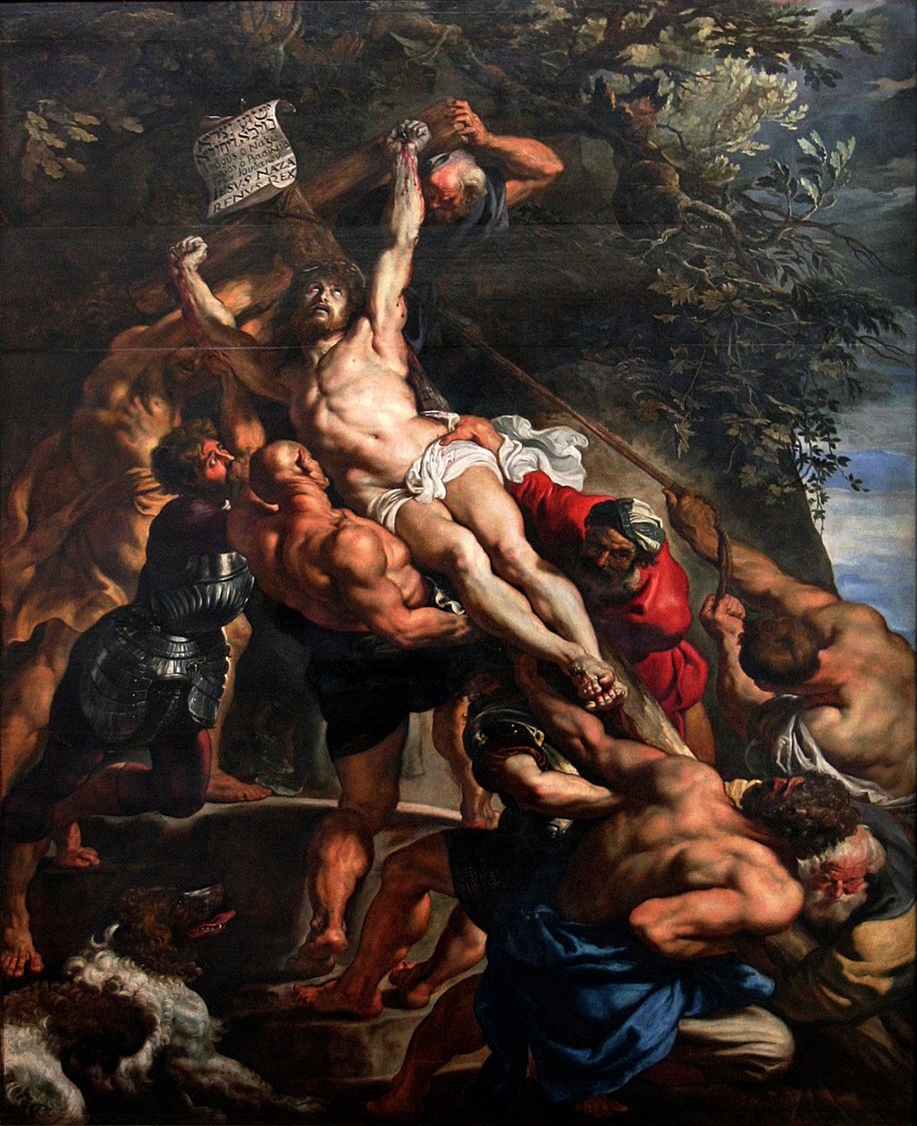 A kereszt felemelése alkotó: Peter Paul Rubens