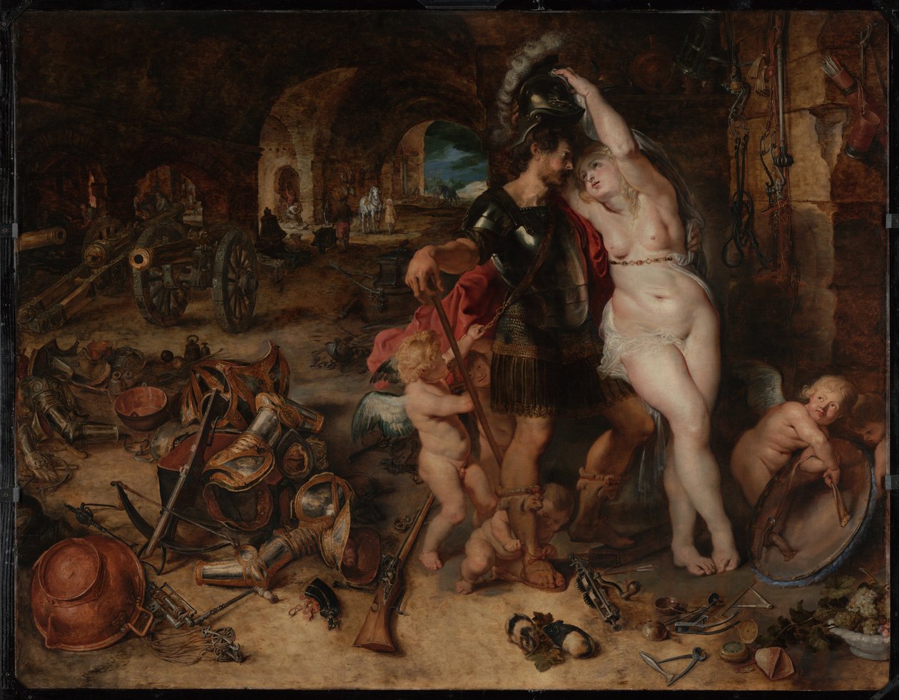 A visszatérés a háborúból: Mars lefegyverezte a Vénusz alkotó: Peter Paul Rubens
