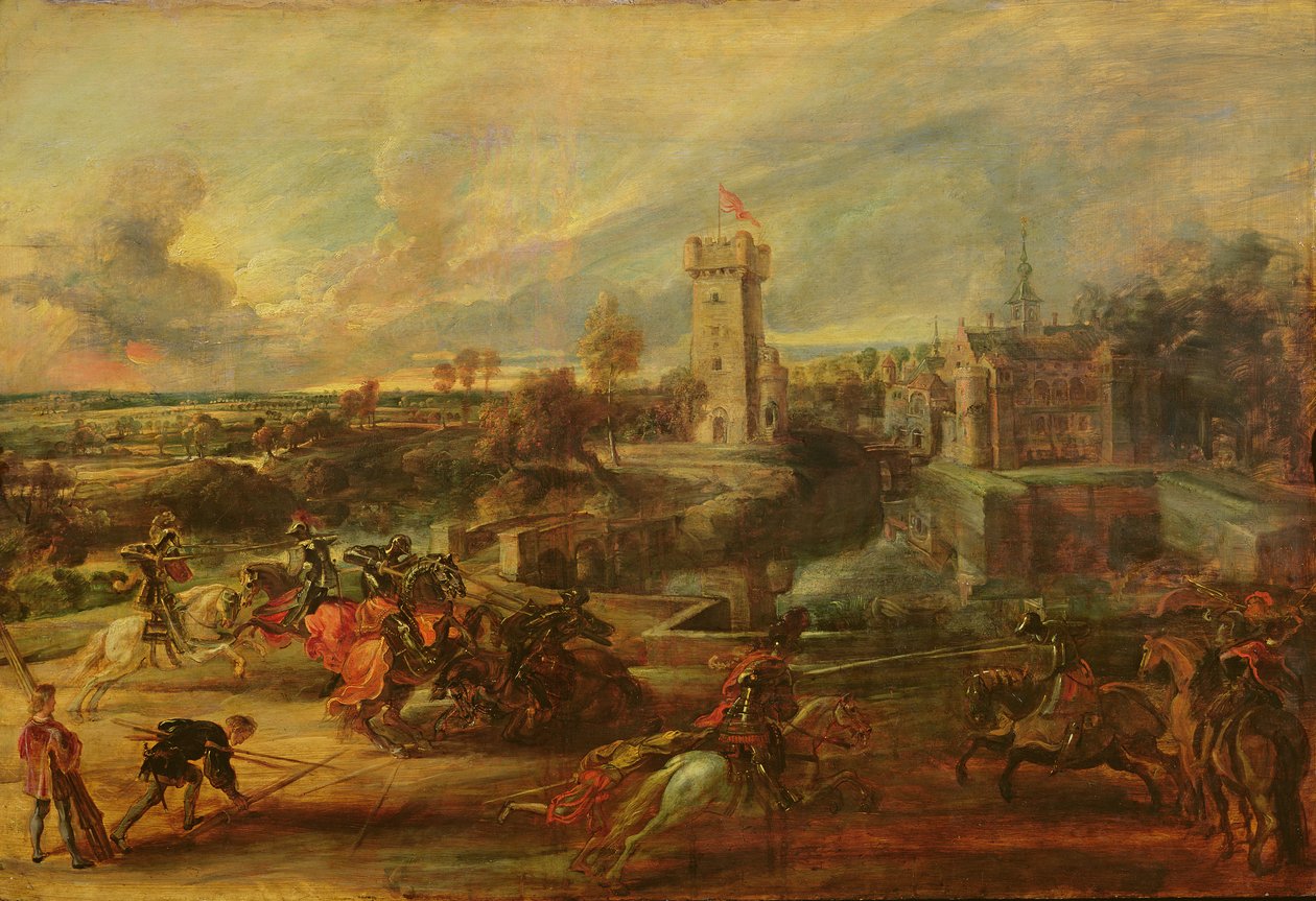 Verseny a Steen-kastély árkánál alkotó: Peter Paul Rubens
