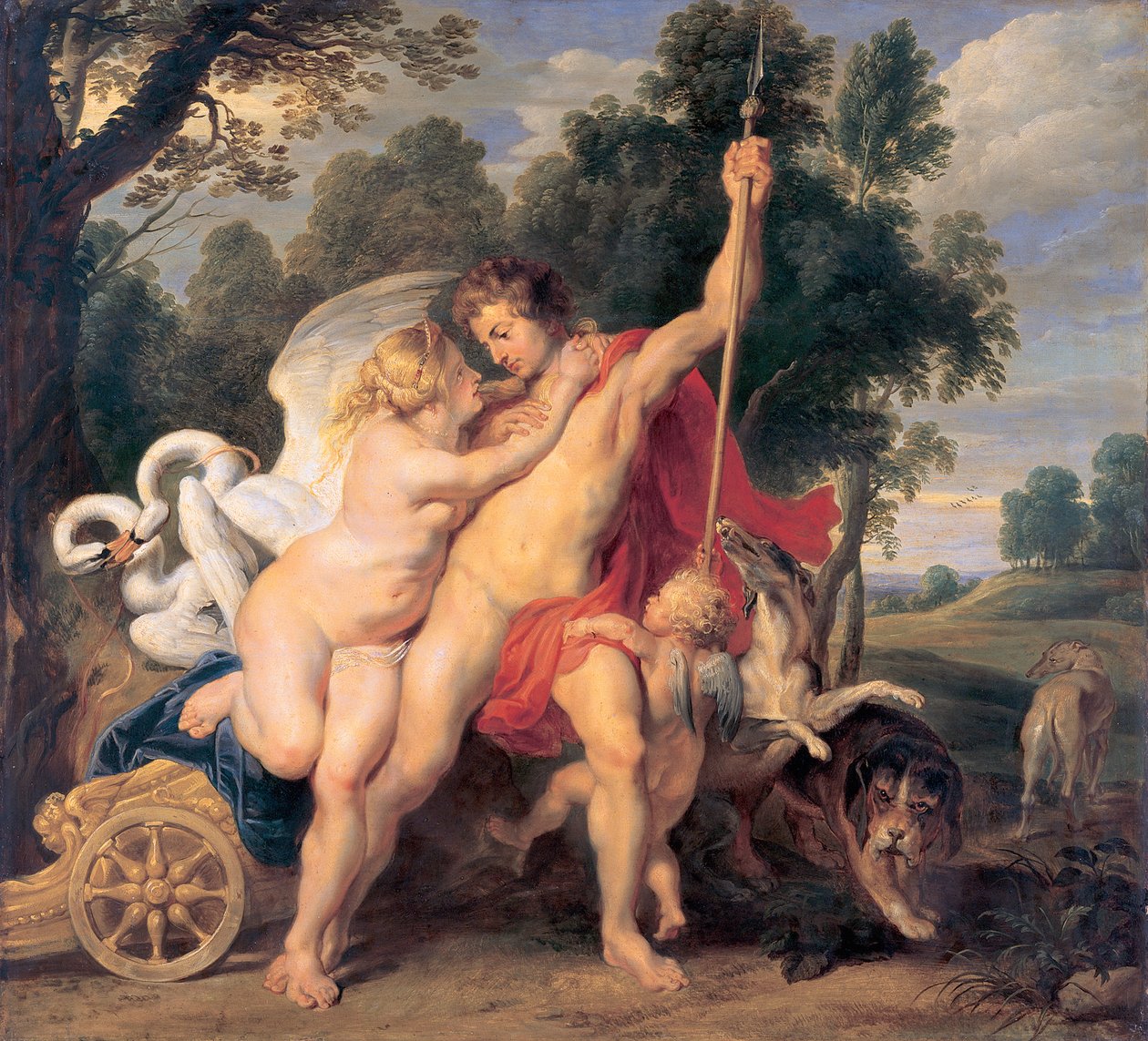 Vénusz és Adonisz alkotó: Peter Paul Rubens