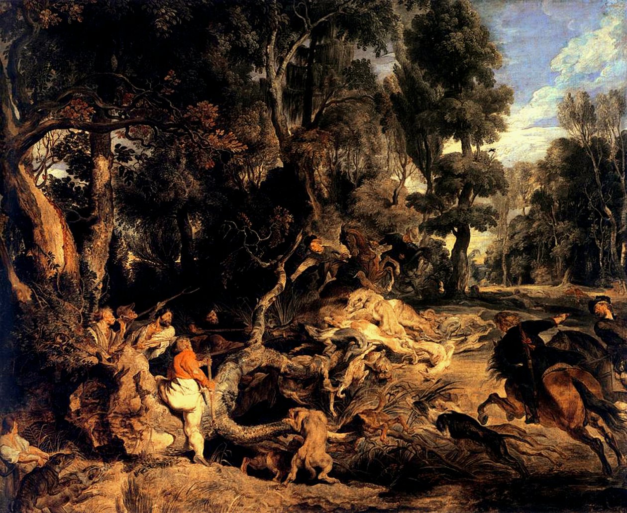 Vaddisznó vadászat alkotó: Peter Paul Rubens