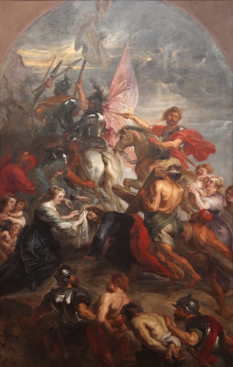 Mászás a Kálváriára alkotó: Peter Paul studio of Rubens