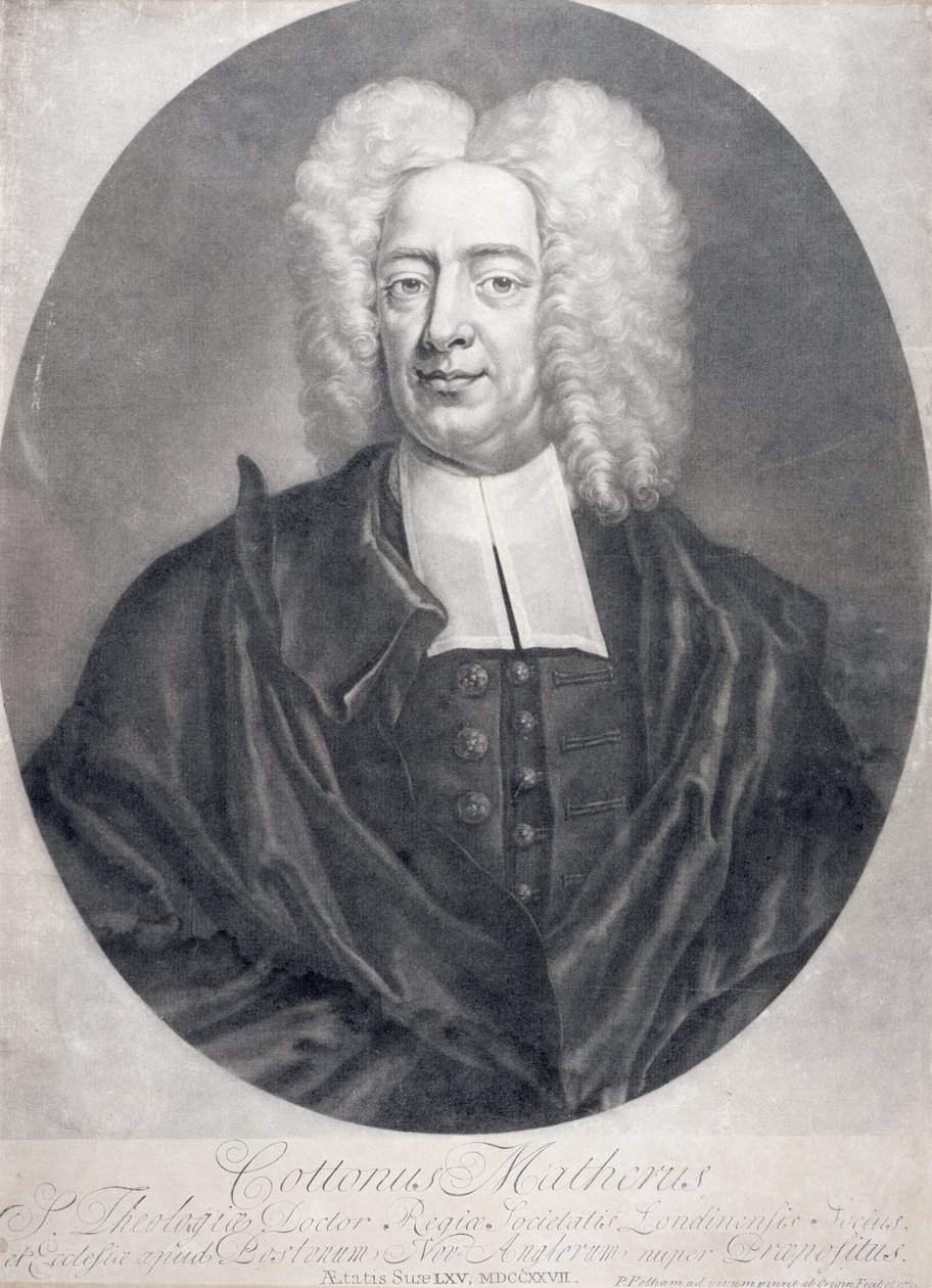 Cotton Mather (1663-1728) alkotó: Peter Pelham