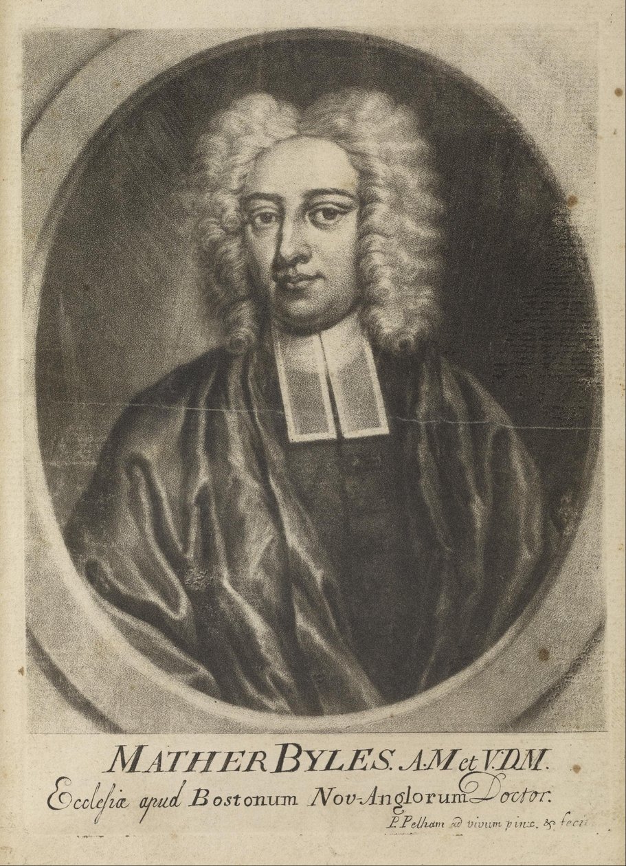 Mather Byles alkotó: Peter Pelham
