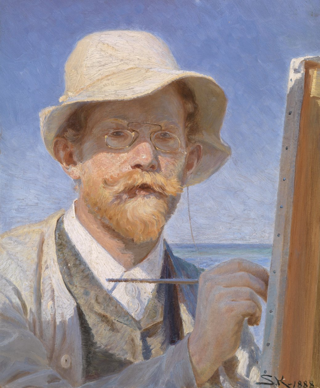 Önarckép alkotó: Peder Severin Krøyer