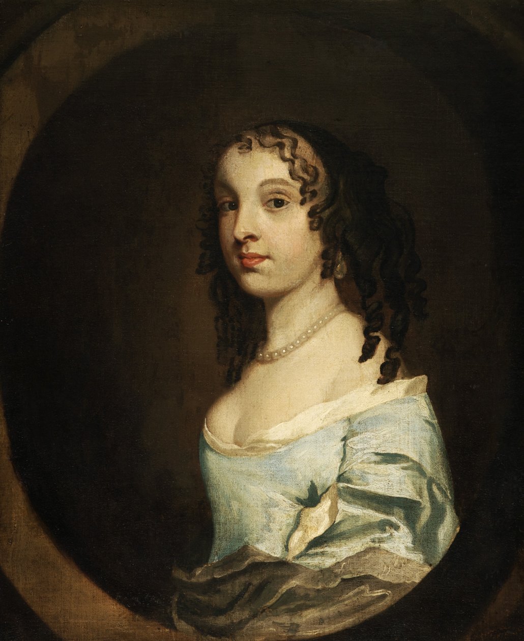 Kék ruhás hölgy portréja alkotó: Peter Lely
