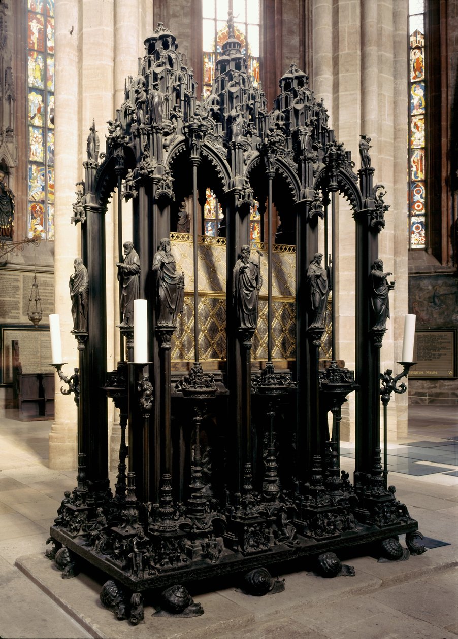 Szent Sebaldus emlékműve, 1508-19 (bronz) alkotó: Peter Vischer