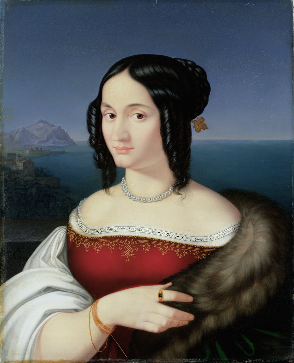 Carolina Grossi, a művész első felesége, 1813-14 alkotó: Peter von Cornelius