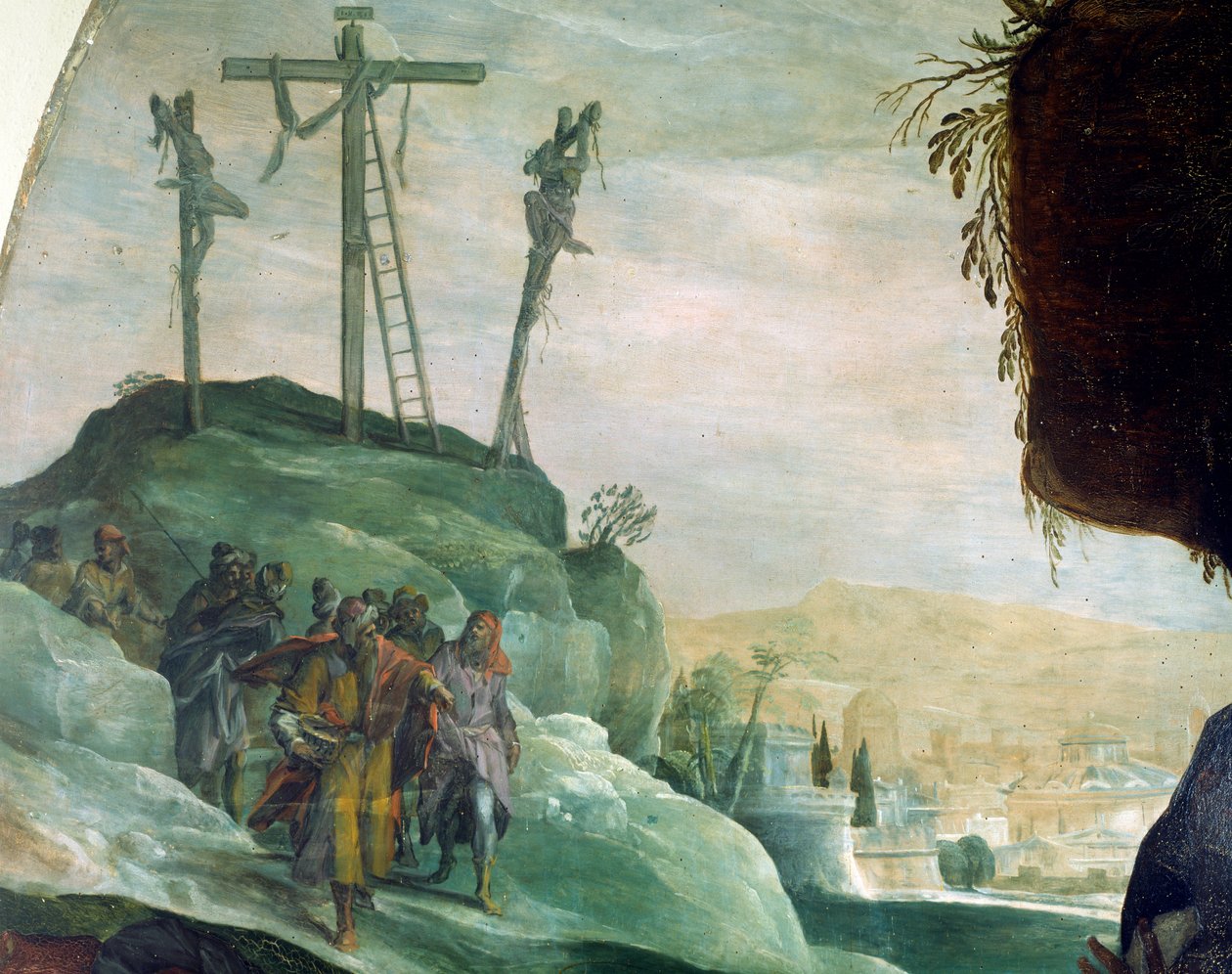 Kálvária, részlet Peter Candid (1548-1628) Deposition from Crossból, olaj, vászon, 294x177 cm alkotó: Peter (1548 1628) Candid