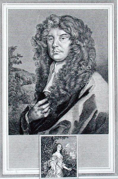 Önarckép, J. Corner metszet (metszet) alkotó: Peter (after) Lely