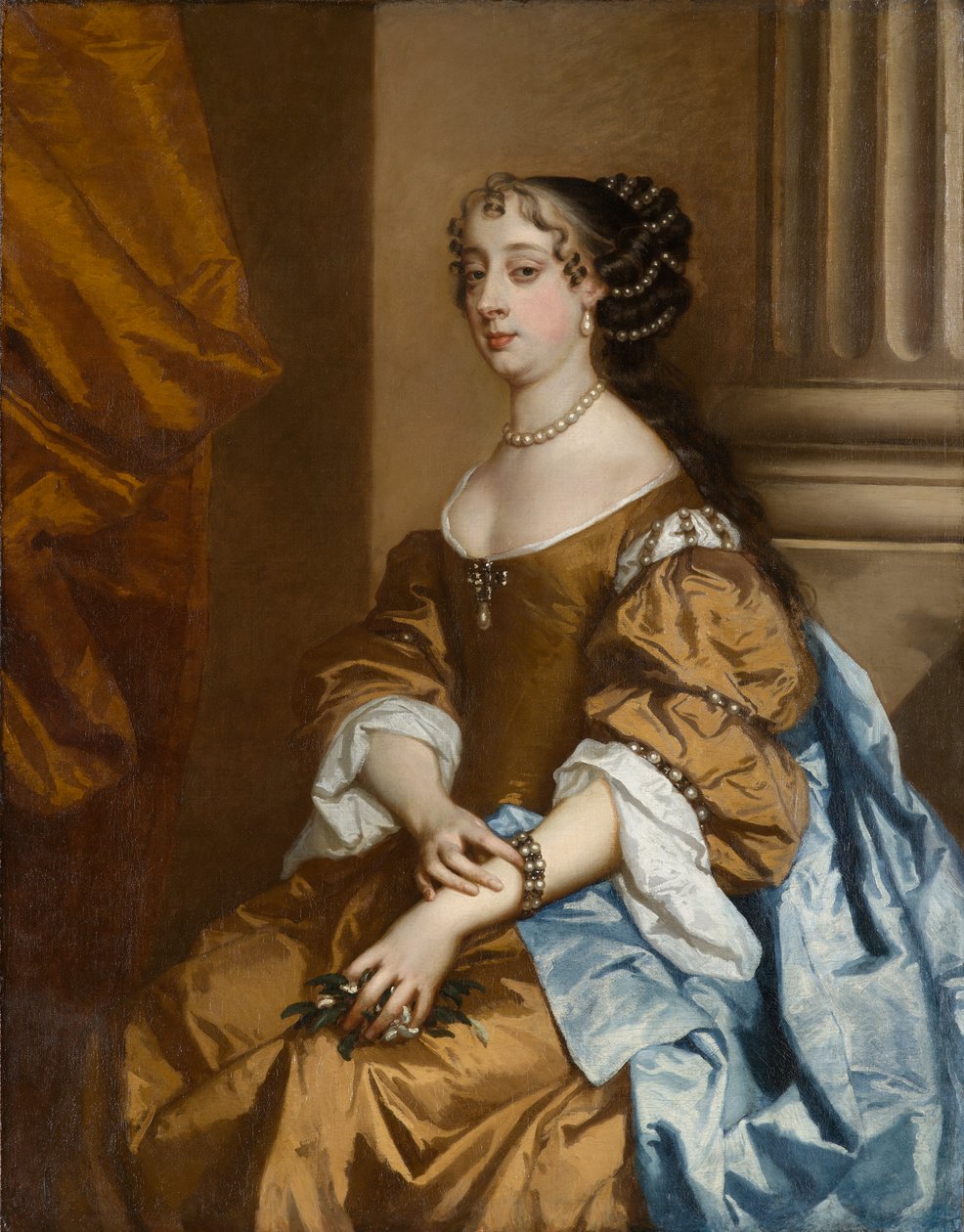 Barbara Villiers, később Cleveland hercegnője (1640-1709), 1662-1665 körül (olaj, vászon) alkotó: Peter (and studio) Lely