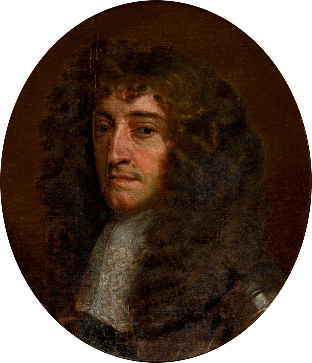 Rupert rajnai herceg portréja (1619-1682), 1618-80 körül (olaj a fedélzeten) alkotó: Peter (follower of) Lely