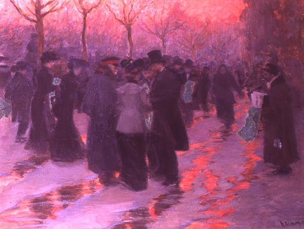 Távirat olvasása a tsushimai csatáról alkotó: Peter Alexandrovich Nilus