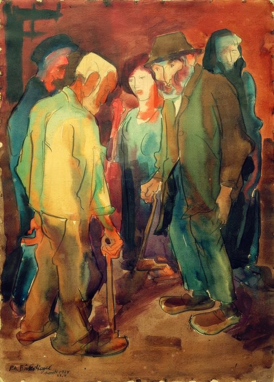 Arrode-i gazdák alkotó: Peter August Böckstiegel
