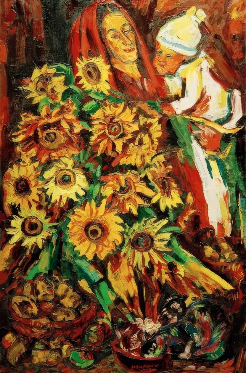 Hannah és Vincent alkotó: Peter August Böckstiegel