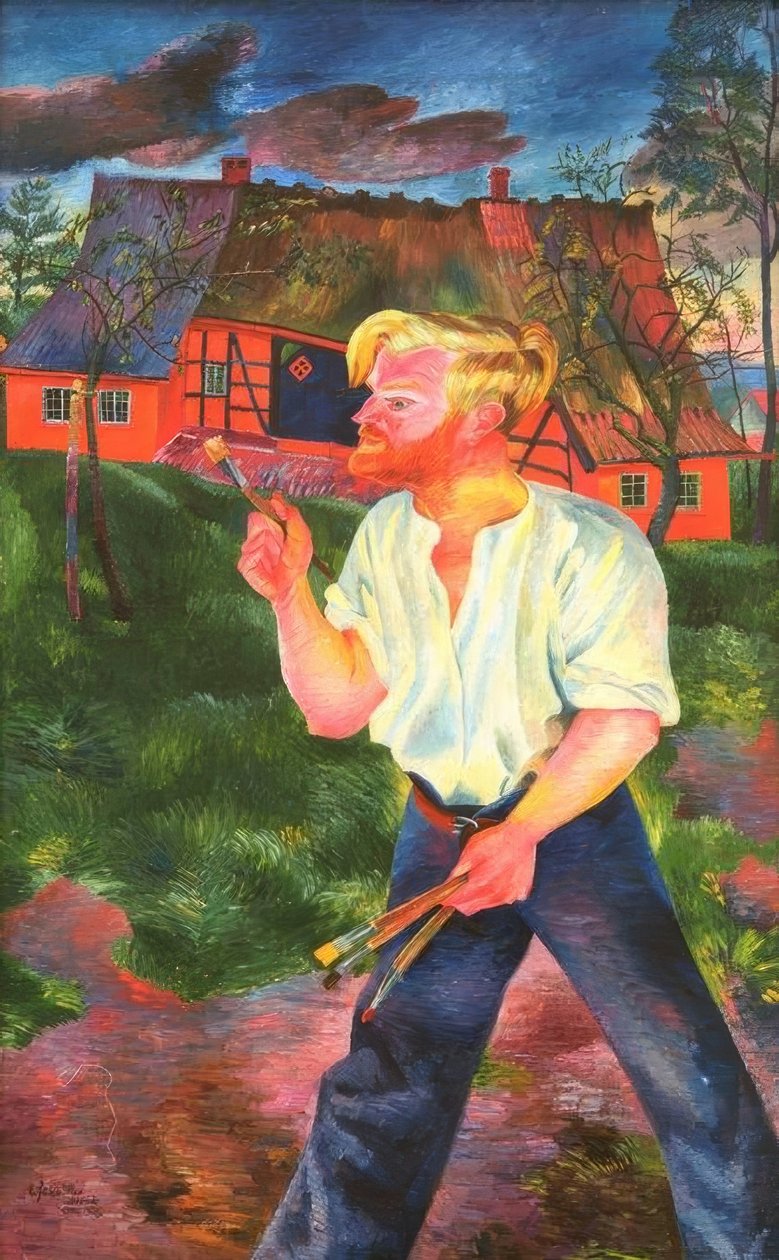 Peter August Böckstiegel festőművész – Arrode – szülőföldjének festője alkotó: Peter August Böckstiegel