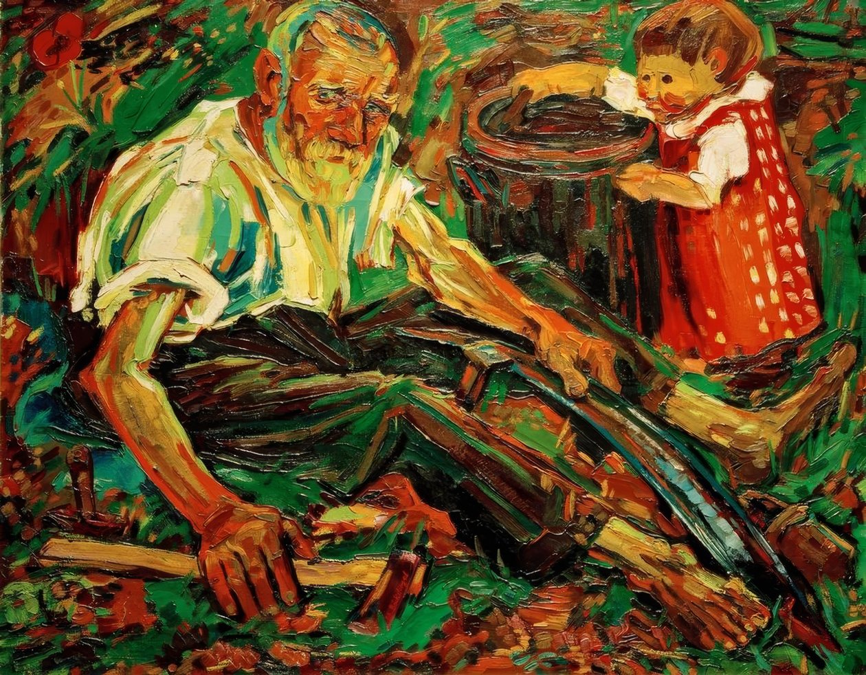 Kasza (Apám) alkotó: Peter August Böckstiegel