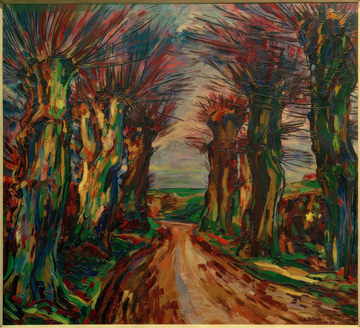 Weidenallee alkotó: Peter August Böckstiegel