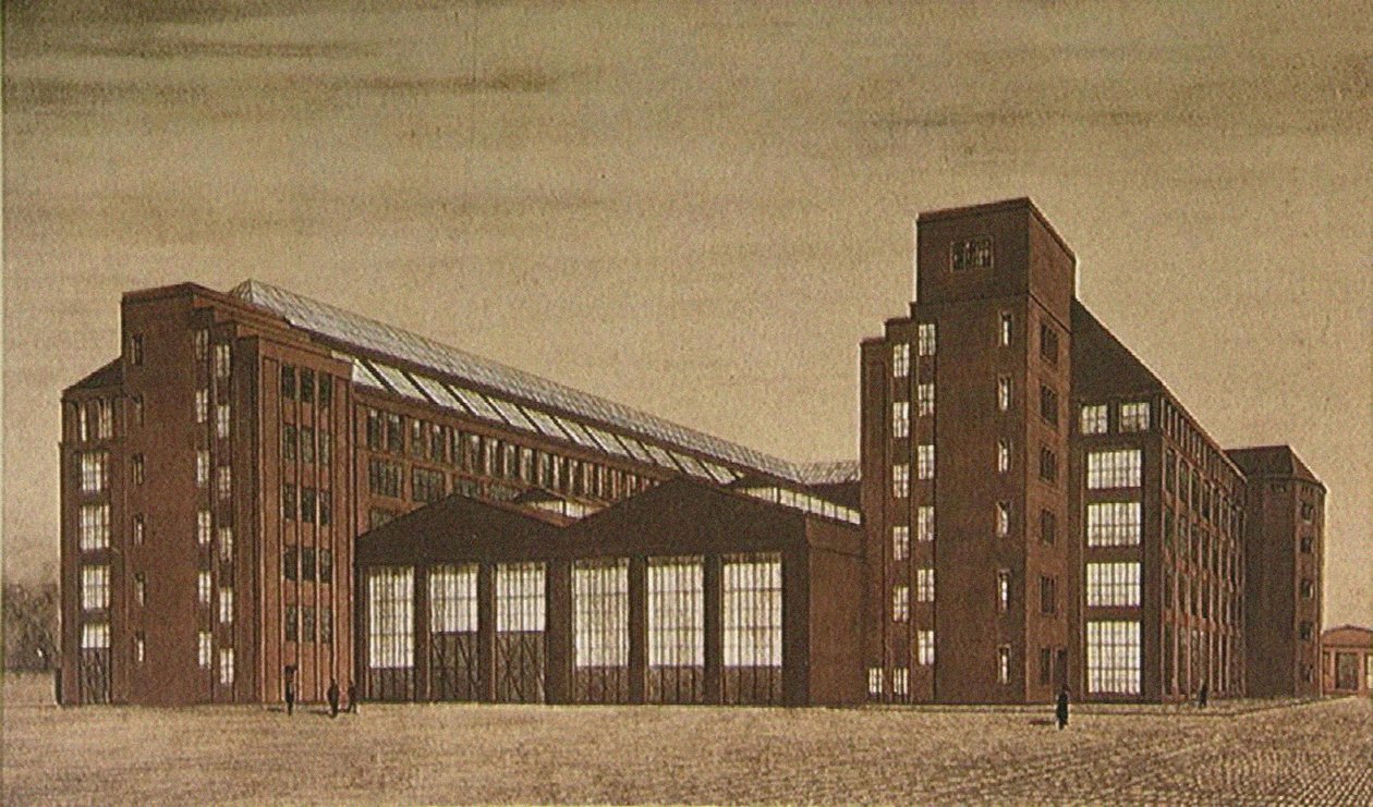 AEG magasfeszültségű gyár, Berlin alkotó: Peter Behrens