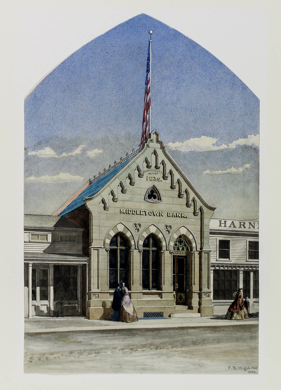 Middletown Bank, New York, kilátások alkotó: Peter Bonnett Wight