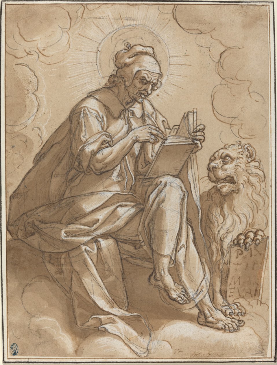 Szent Márk evangélista alkotó: Peter Candid after Heinrich Aldegrever after Georg Pencz