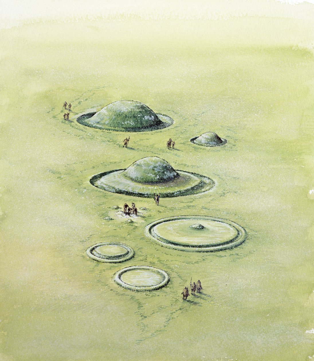 Bronzkori talicska típusok, bronzkor, c1990-2010 alkotó: Peter Dunn