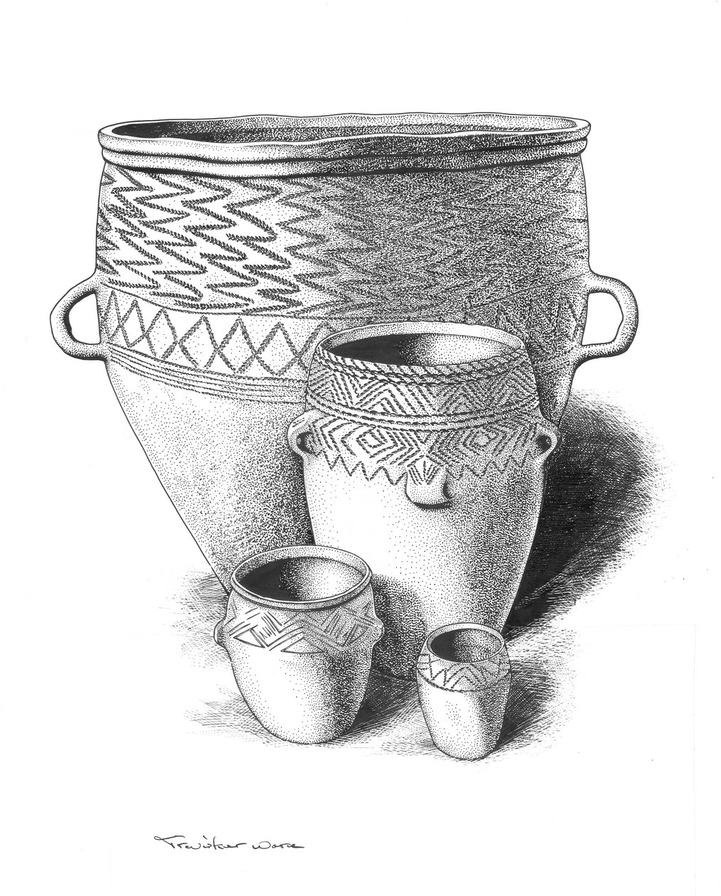 Bronzkori kerámia alkotó: Peter Dunn
