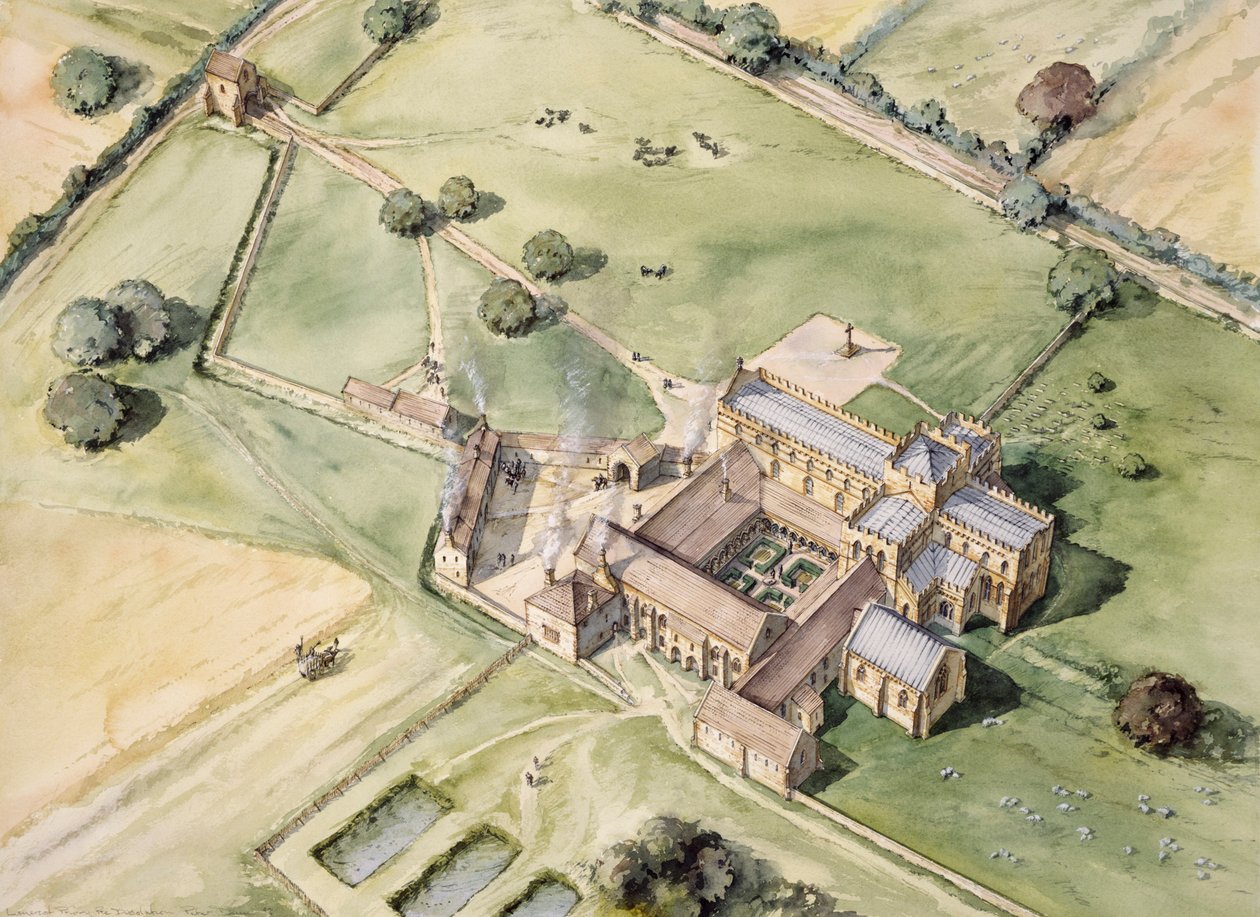 Lanercost Priory, Cumbria, c1996-c2006 alkotó: Peter Dunn