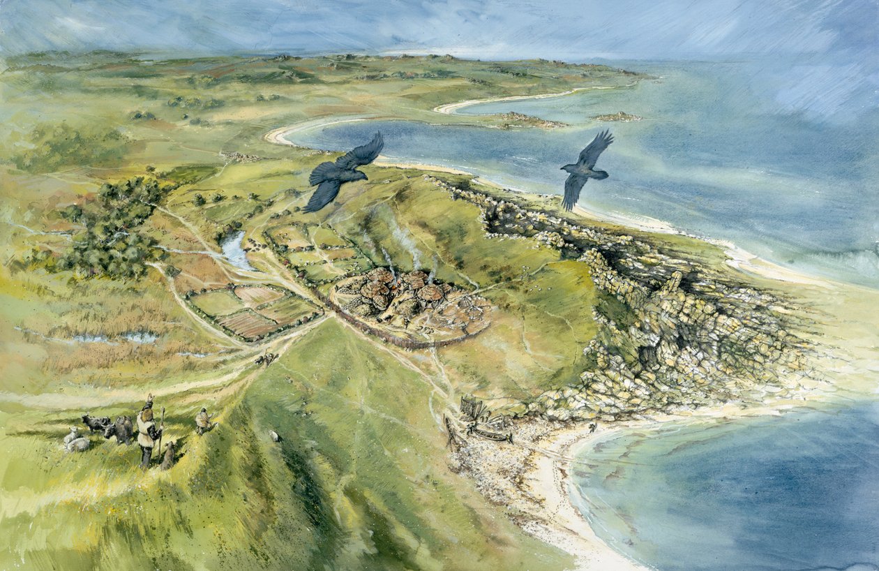Nornour, Scilly-szigetek, ie 500, 1990-2010 alkotó: Peter Dunn