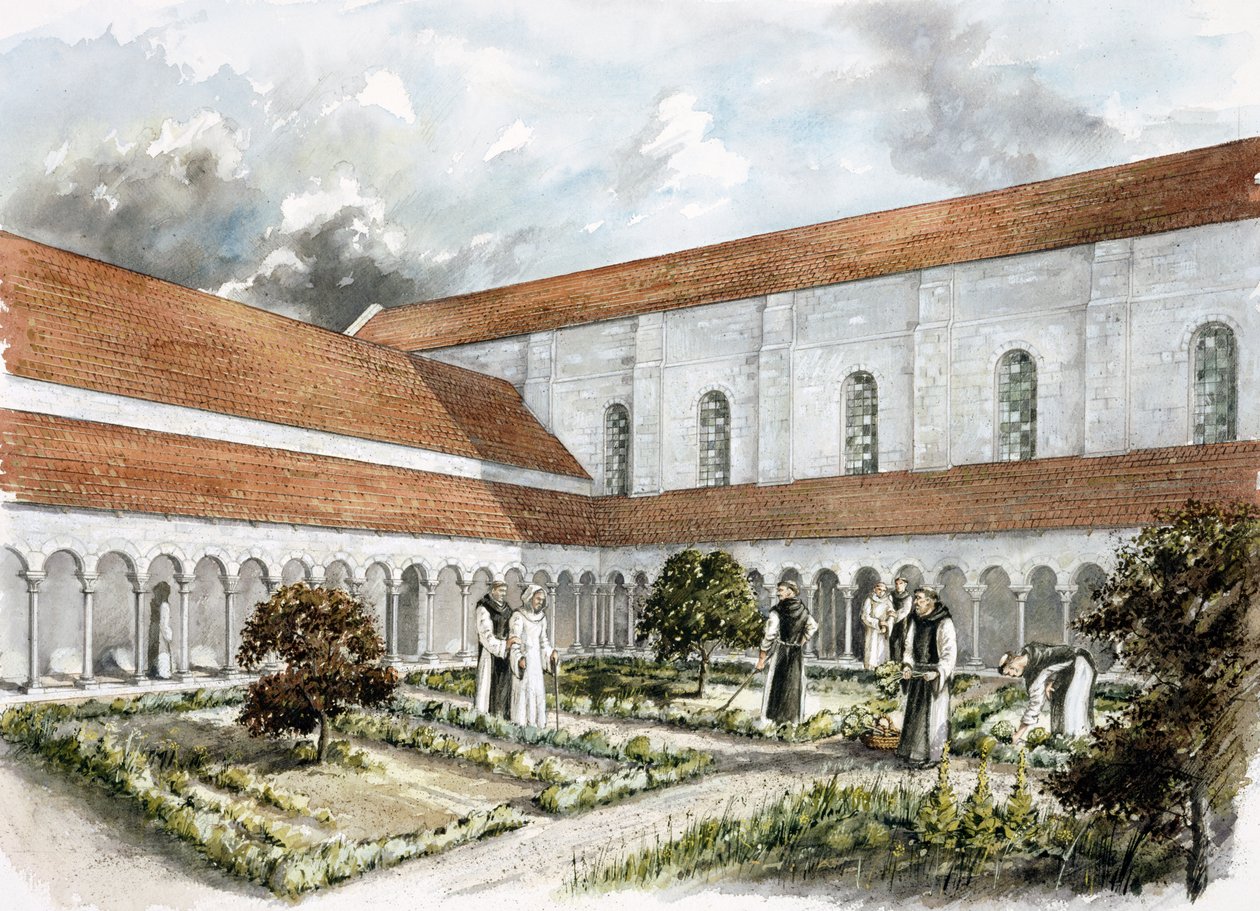 Rievaulx apátság, 13. század közepe, 1990-2010 alkotó: Peter Dunn